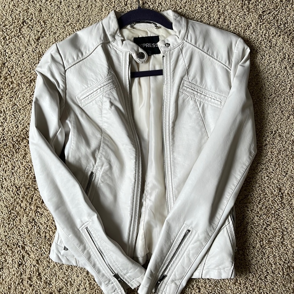 Express pleather jacket